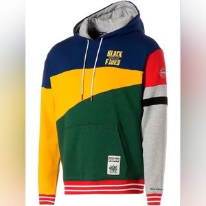 Puma Men's Black Fives Hoopmen Basketball Hoodie NWT xl